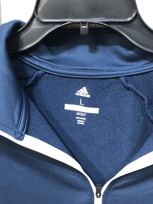 ADIDAS Golf Men's French Terry 1/4 Zip Golf Pullover SIZE LARGE