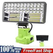 6000LM Cordless LED Work Lights For Ryobi 18V Battery Flashlight LED Flood Light