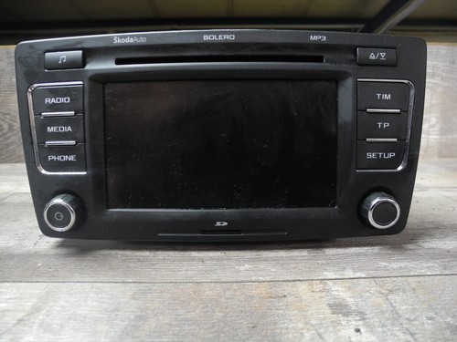 Skoda Yeti 5L Octavia 1Z Autoradio Multimedia CD Radio Bildschirm 1Z0035156F - Bild 2 von 5