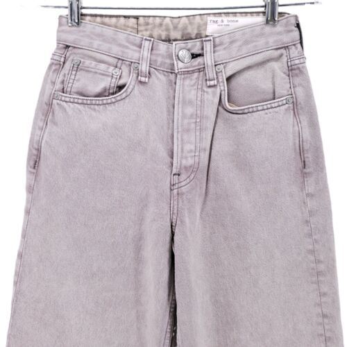 NEW rag & bone Maya High Rise Ankle Wide Leg Jeans in DUST Size 24 - Picture 2 of 12
