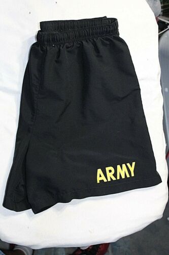 Army Shorts APFU Physical Fitness Uniform Black Large PT Uniform USGI
