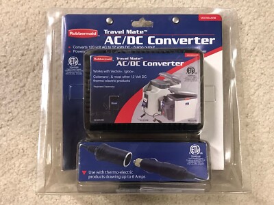 VECTOR Rubbermaid Travel Mate AC/DC Converter 120V To 12V 6Amp NIP - J