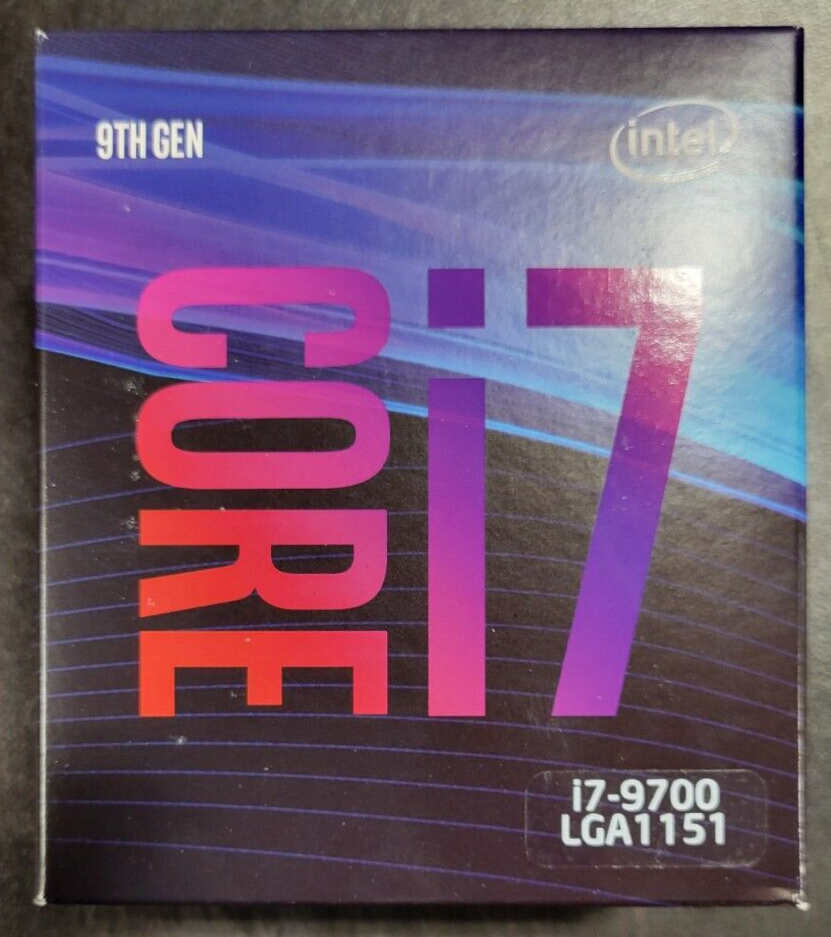 Intel Core i7-9700 Octa-Core (3.0GHz-4.7GHz ) 8 Core LGA Intel Core i7-9700 Octa-Core (3.0GHz-4.7GHz ) 8 Core LGA