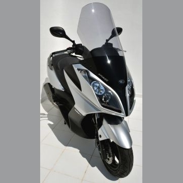 Bulle Ermax HP +10cm Kymco Dink Street pare-brise haut de gamme gris 76cm