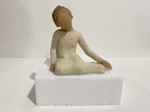 •NEW• Willow Tree by Susan Lordi Thoughtful Child 26225 Roses in my Garden - Picture 2 of 2
