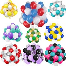 Birthday Balloons 12" LATEX HELIUM WEDDING BABYSHOWER THEME PARTY DECOR BALLONS