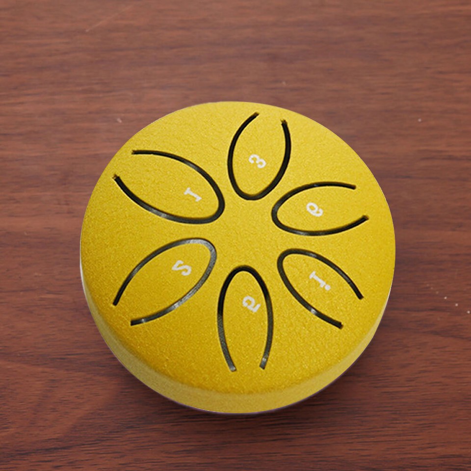 3 In 6 Notes Percussion Steel Drum Kit Handpan Drum Round Percussion