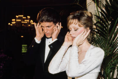 Ted Danson wearing a tuxedo bow tie American actress comedian sing- Old Photo