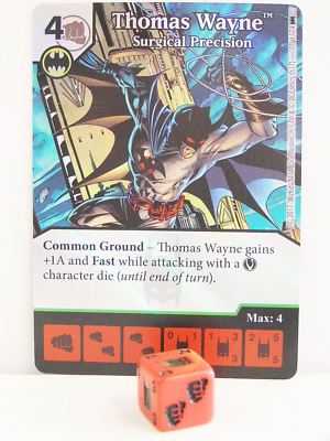 Dice Masters - #077 Thomas Wayne Surgical Precision Foil - Batman