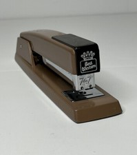 Vintage Swingline 747 Best Western Hotel Brown Stapler Made in USA Advertising