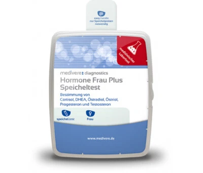 MEDIVERE DIAGNOSTICS Hormone Frau plus Speicheltest