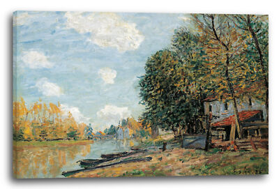 Kunstdruck Alfred Sisley - The Banks of the River Loing