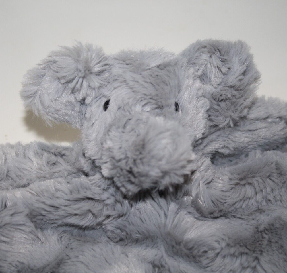 Cloud Island Elephant Gray Swirl Satin Edge Back 14