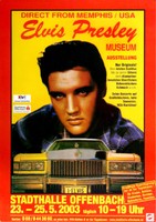 Elvis Presley - Ausstellung, Offenbach & Frankfurt 2003 | Konzertplakat | Poster
