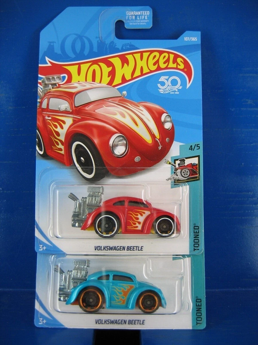 2018 HOT WHEELS VOLKSWAGEN BEETLE SET OF 2 TEAL RED eBay