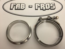 Downpipe V-band Flange And Clamp For Borg Warner Efr Turbo Discharge 304ss Vband