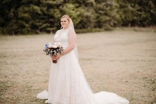 wedding dress lace size 16 rustic