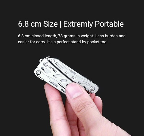 Nextool Mini Flagship Red/green 10 in 1 Multi Functional Folding Hand Tool. - Afbeelding 11 van 28