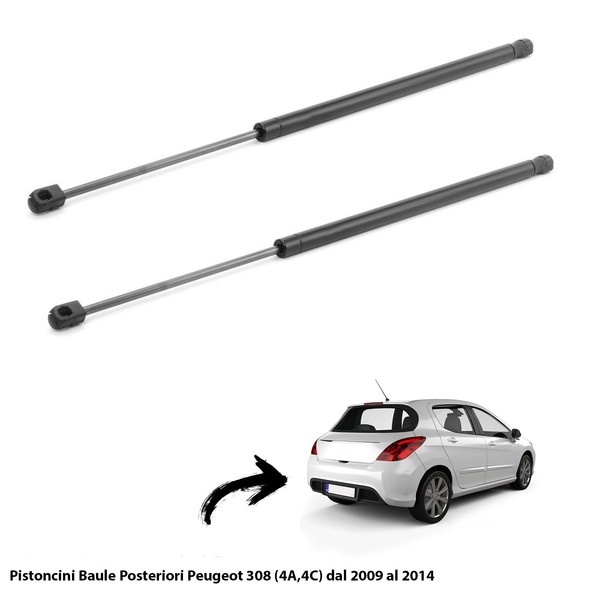 2 Gasfedern Kolben HeckträGer GepäCk X Peugeot 308 (4A, 4C) Von 2009-image