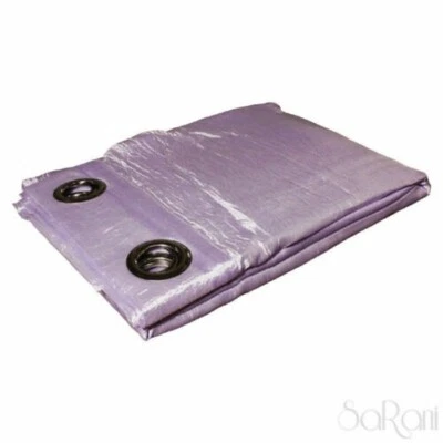 Store Meubles Maison Luana Satin Changeant, 2 Pièces De 150x280 avec Clous - Photo 1/3