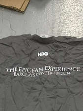 2014 Game of Thrones Fan Experience Barclays NYC Promo Black XL T-Shirt HBO GOT