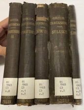Lot of 5 Greek Testament for Schools and Colleges Cambridge University Press HCs