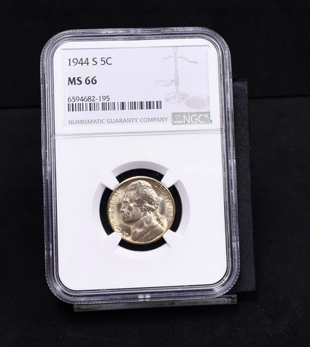 1944-S Jefferson Nickel - NGC MS66 (#57027-L)