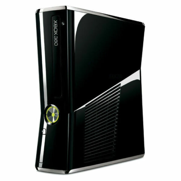 Xbox 360 Slim 250GB Noir Mate - DiscoAzul.com