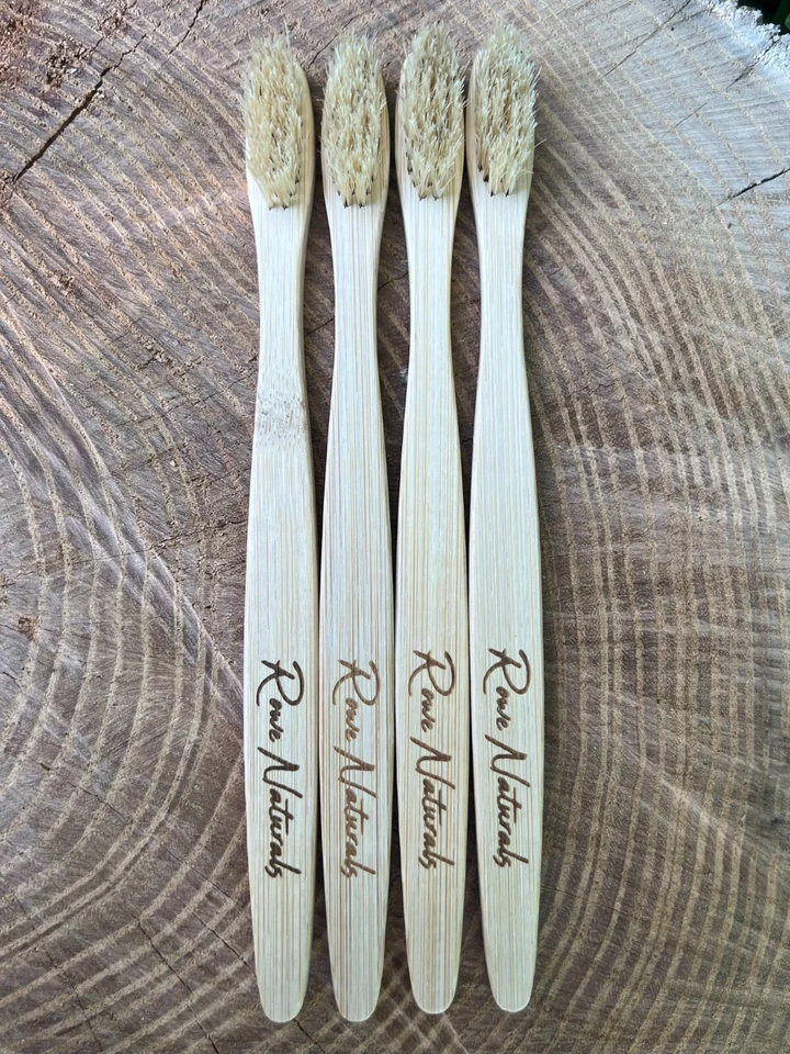Bamboo and Boar Bristle Toothbrush - Image 2 of 4
