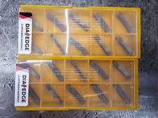 Qty 10 Mitsubishi DiaEdge GY2M0400G030N-GM .157" 4mm WOC VP20RT Carbide Inserts