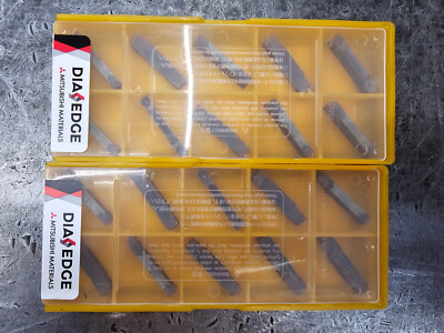 Qty 10 Mitsubishi DiaEdge GY2M0400G030N-GM .157'' 4mm WOC VP20RT Carbide Inserts