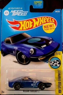 Hot Wheels 2016 Nissan Fairlady Z Dark Blue HW Speed Graphics (Lot