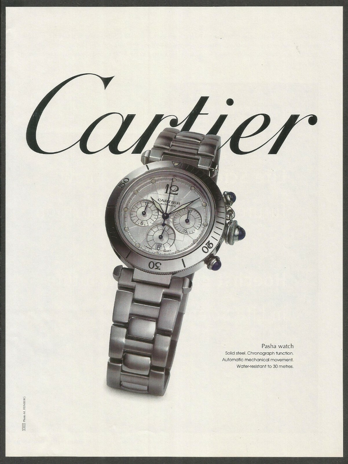 vintage cartier pasha watch