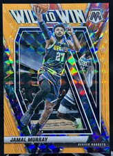 2020-21 Mosaic: Will to Win Mosaic Orange Fluorescent #7 Jamal Murray #/25