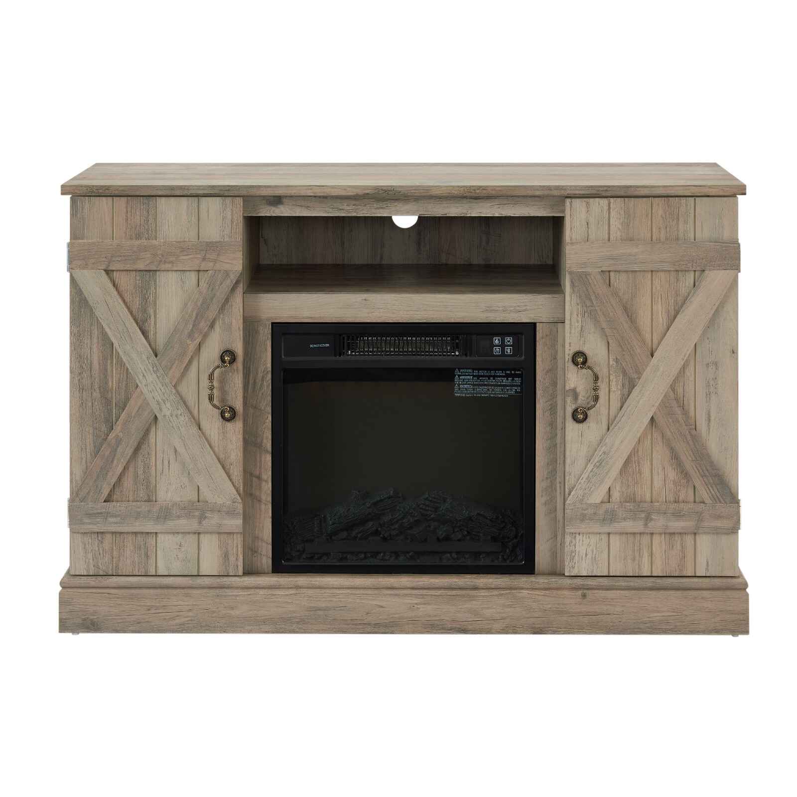 For 55 Inch Tvs Rustic Gray Media Console