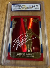 MICHAEL JORDAN 1998 FLEER ROOKIE Card RED PRIZM Graded MINT 10 Signature Series