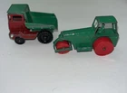 Matchbox No. 1 Road Roller, Made in England by Lesney/and Muir Hill Dumper No.2