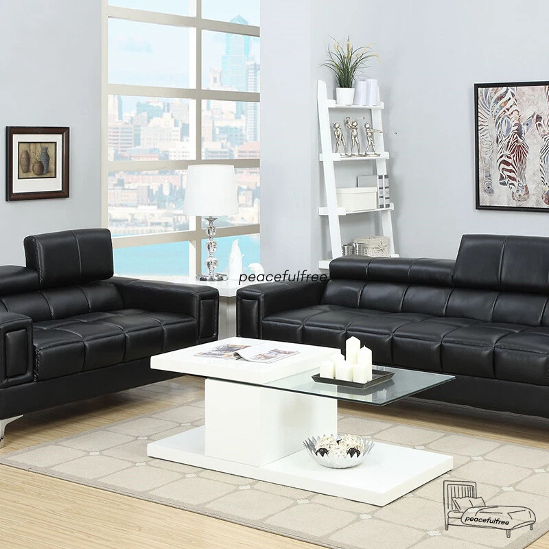 Faux Leather Sofa And Loveseat Set Matttroy