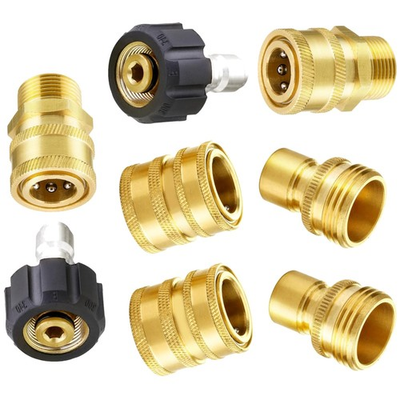 #ad Quick Release Pressure Washer Adapter Set 8 Pack $41.39