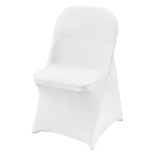 Uimoso 100PCS White Stretch Spandex Chair Covers for Weddings, and Dining