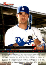 2010 Bowman EXPECTATIONS #BE34 Andre Ethier Andrew Lambo Los Angeles Dodgers