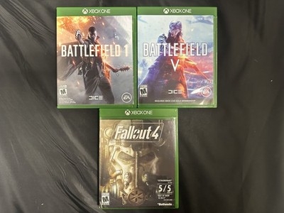 Lot Of 3 Games Battlefield 1 Battlefield V Fallout 4 For Xbox One 5