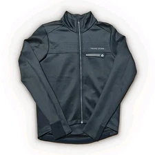 Pearl iZUMi Elite Interval Thermal Jersey Men's Medium Phantom Gray LS 3 Pocket