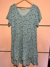 Ladies Turquoise Italian One Size Summer Dress