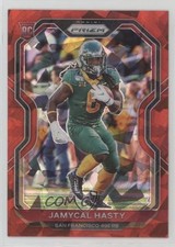 2020 Panini Prizm Rookie Red Ice Prizm Jamycal Hasty #303 0nr3