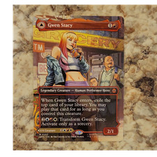 Magic: The Gathering SPM Gwen Stacy & Ghost-Spider Cards (2) M0202 English