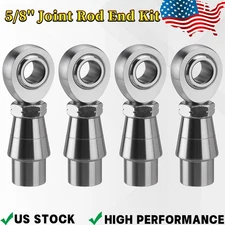 5/8” Heim Joints Rod End Kit, 750” Chromoly Left &Right Hand Thread Suspension