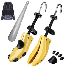 Pair of Professional 2-Way Premium Shoe Stretcher Tough Plastic Shoe Trees, A...