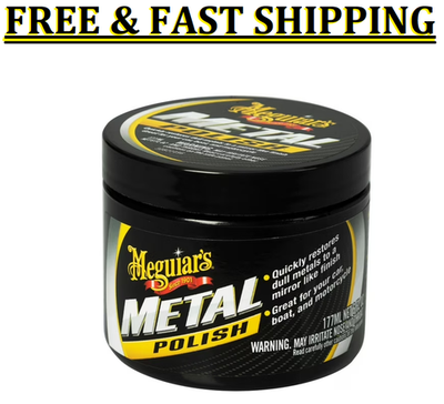 #ad Meguiars Metal Polish 6oz Aluminum and Chrome Polish $16.31