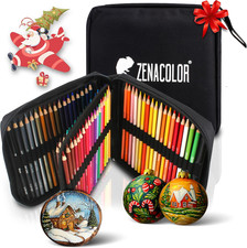 - 72 Matite Colorate Professionali, Con Custodia - Pastelli Colorati Set Di 72 C